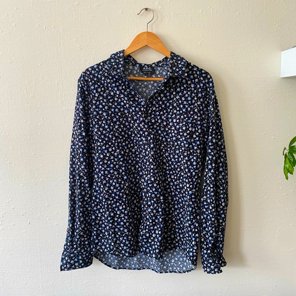 A.P.C. Women’s Paisley Corduroy Shirt